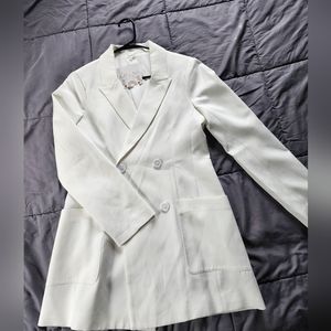 S White Blazer Dress